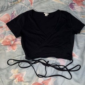 Crop Top with ribbon